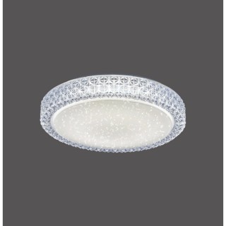Plafonnier, transparent, 1xLED-Board/19W/3000-5000K, luminaire intérieur, IP20
