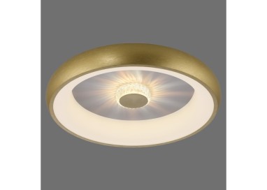 Plafonnier, laiton mat, 1xLED-Board/29W/2700-5000K, luminaire intérieur, IP20