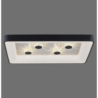 Plafonnier, noir, 1xLED-Board/45W/2700-5000K, luminaire intérieur, IP20