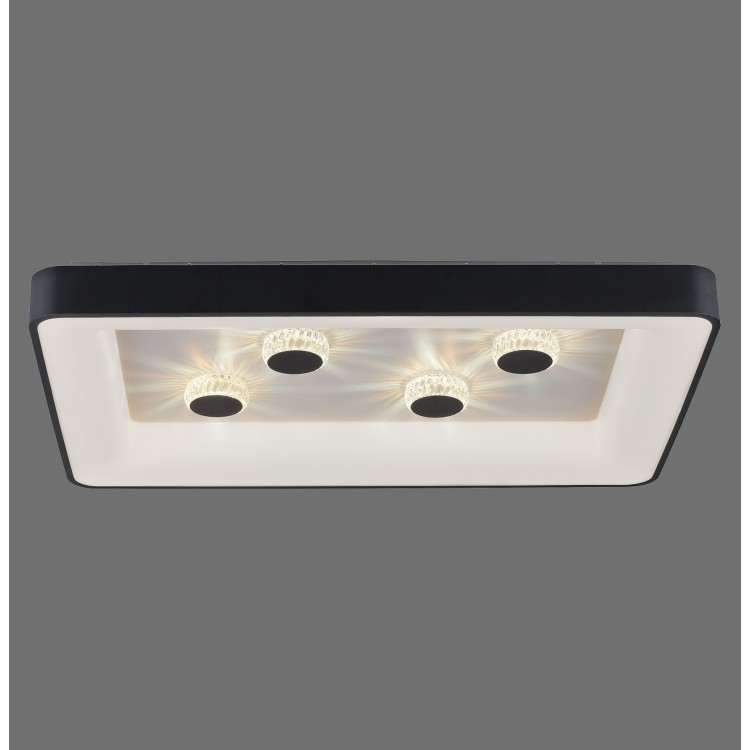 Plafonnier, noir, 1xLED-Board/45W/2700-5000K, luminaire intérieur, IP20