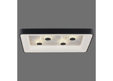 Plafonnier, noir, 1xLED-Board/45W/2700-5000K, luminaire intérieur, IP20