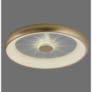 Plafonnier, laiton mat, 1xLED-Board/37W/2700-5000K, luminaire intérieur, IP20