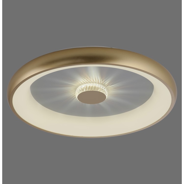 Plafonnier, laiton mat, 1xLED-Board/37W/2700-5000K, luminaire intérieur, IP20