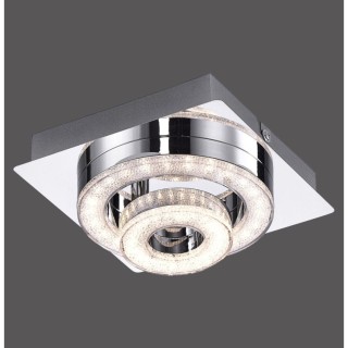 Plafonnier, chrom, 1xLED-Board/5W/3000K, luminaire intérieur, IP20