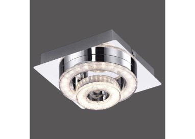 Plafonnier, chrom, 1xLED-Board/5W/3000K, luminaire intérieur, IP20
