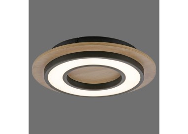 Plafonnier, noir, 1xLED-Board/14W/3000K, luminaire intérieur, IP20