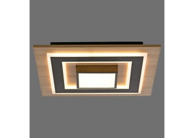Plafonnier, noir, 1xLED-Board/17,50W/3000K, 1xLED-Board/8,50W/3000K, luminaire intérieur, IP20