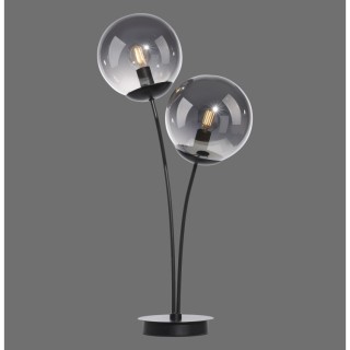 Lampe à poser, noir, 2xE14/25W, luminaire intérieur, IP20