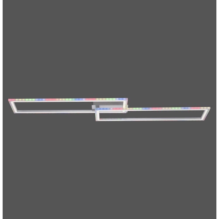 Plafonnier, acier, 1xLED-Board/34,50W/2700-5000K, 1xLED-Board/5W/RGBK, luminaire intérieur, IP20