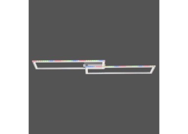 Plafonnier, acier, 1xLED-Board/34,50W/2700-5000K, 1xLED-Board/5W/RGBK, luminaire intérieur, IP20