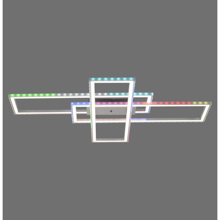 Plafonnier, acier, 1xLED-Board/40W/2700-5000K, 1xLED-Board/5W/RGBK, luminaire intérieur, IP20