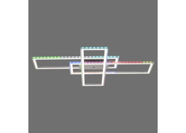 Plafonnier, acier, 1xLED-Board/40W/2700-5000K, 1xLED-Board/5W/RGBK, luminaire intérieur, IP20