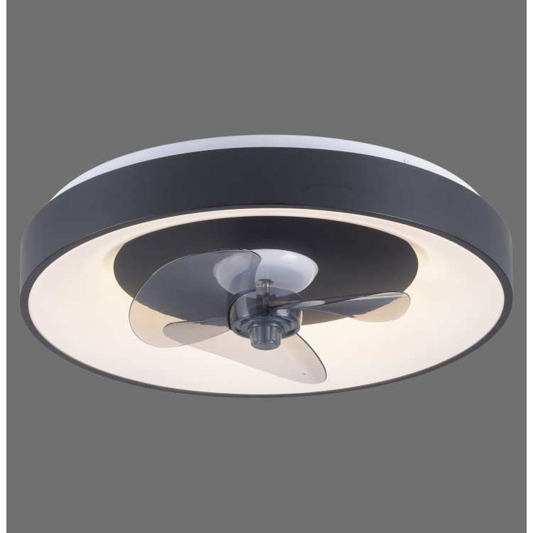 Plafonnier, noir, 1xLED-Board/36W/2700-5000K, luminaire intérieur, IP20