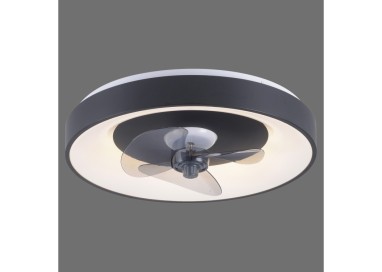 Plafonnier, noir, 1xLED-Board/36W/2700-5000K, luminaire intérieur, IP20