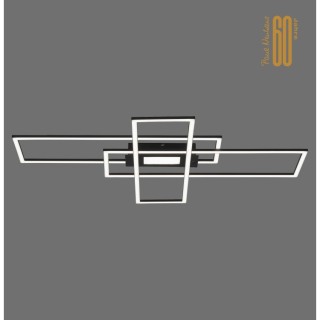 Plafonnier, noir, 1xLED-Board/45W/2700-5000K, luminaire intérieur, IP20