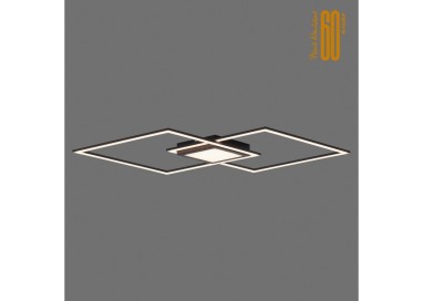 Plafonnier, noir, 1xLED-Board/45W/3000K, luminaire intérieur, IP20