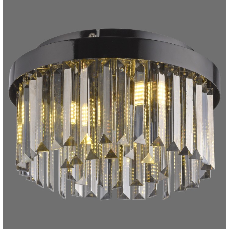Lustre, noir, 4xG9/5W, luminaire intérieur, IP20