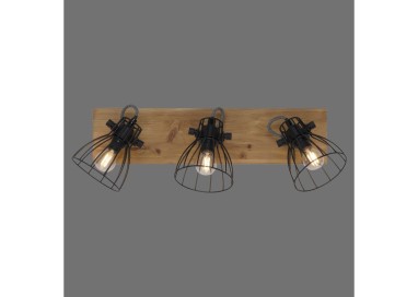 Plafonnier, noir, 3xE14/10W, luminaire intérieur, IP20