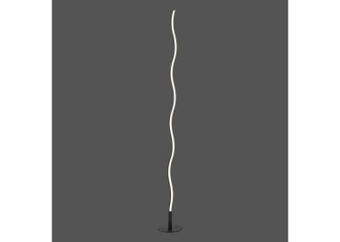 Lampadaire, noir, 1xLED-Board/10W/3000K, luminaire intérieur, IP20