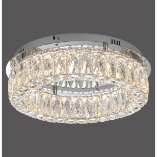 Plafonnier, chrom, 1xLED-Board/21,50W/3000K, luminaire intérieur, IP20