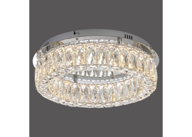 Plafonnier, chrom, 1xLED-Board/21,50W/3000K, luminaire intérieur, IP20