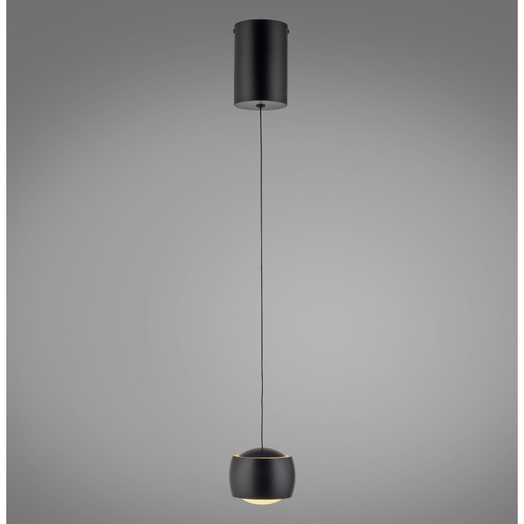 Suspension, noir, 1xLED-Board/5,20W/3000K, luminaire intérieur, IP20