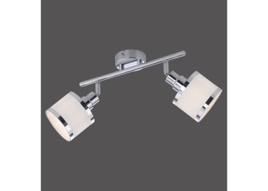 Plafonnier, chrom, 2xE14/25W, luminaire intérieur, IP20