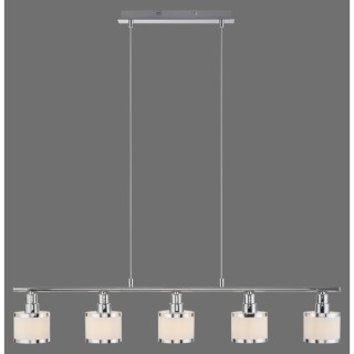 Suspension, chrom, 5xE14/25W, luminaire intérieur, IP20