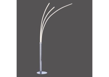 Lampadaire, chrom, 1xLED-Board/6,20W/3000K, 1xLED-Board/6,80W/3000K, luminaire intérieur, IP20