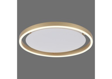 Plafonnier, laiton mat, 1xLED-Board/20W/3000K, luminaire intérieur, IP20