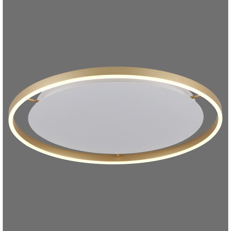 Plafonnier, laiton mat, 1xLED-Board/28W/3000K, luminaire intérieur, IP20