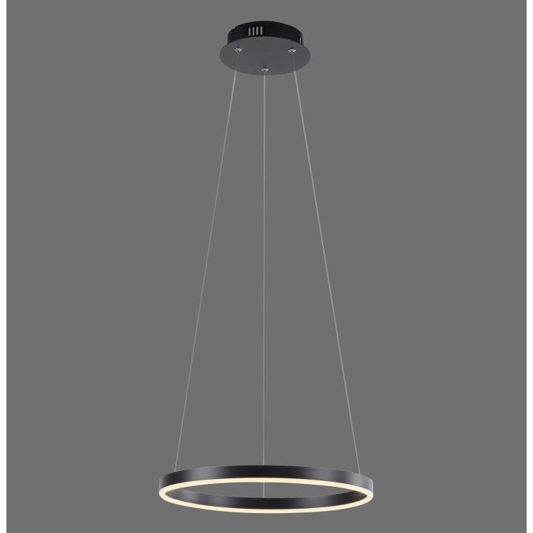 Suspension, anthracite, 1xLED-Board/20W/3000K, luminaire intérieur, IP20