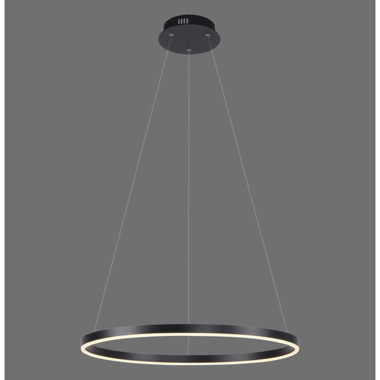 Suspension, anthracite, 1xLED-Board/28W/3000K, luminaire intérieur, IP20