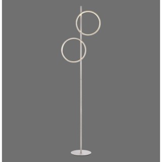 Lampadaire, argent, 2xLED-Board/10,50W/3000K, luminaire intérieur, IP20