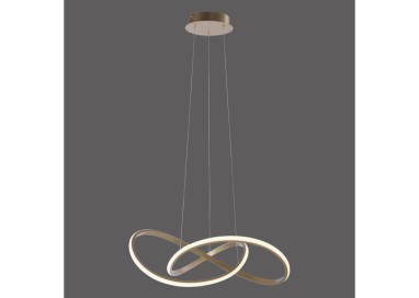 Suspension, laiton mat, 1xLED-Board/25W/3000K, luminaire intérieur, IP20