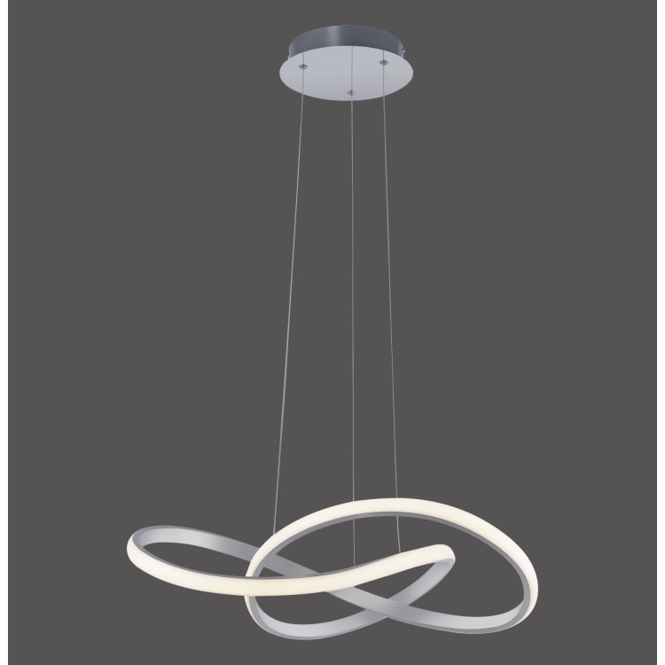 Suspension, aluminium, 1xLED-Board/25W/3000K, luminaire intérieur, IP20