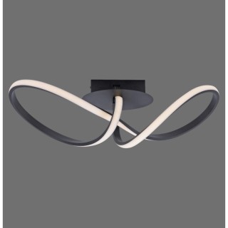 Plafonnier, noir, 1xLED-Board/15,50W/3000K, luminaire intérieur, IP20