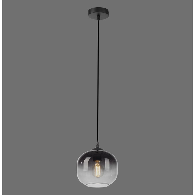 Suspension, noir, 1xE27/25W, luminaire intérieur, IP20