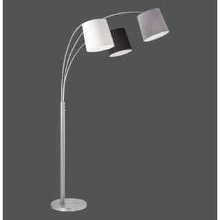 Lampadaire, acier, 3xE27/40W, luminaire intérieur, IP20