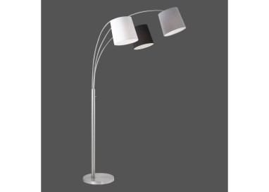 Lampadaire, acier, 3xE27/40W, luminaire intérieur, IP20