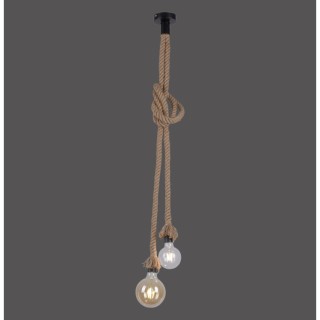 Suspension, noir, 2xE27/15W, luminaire intérieur, IP20