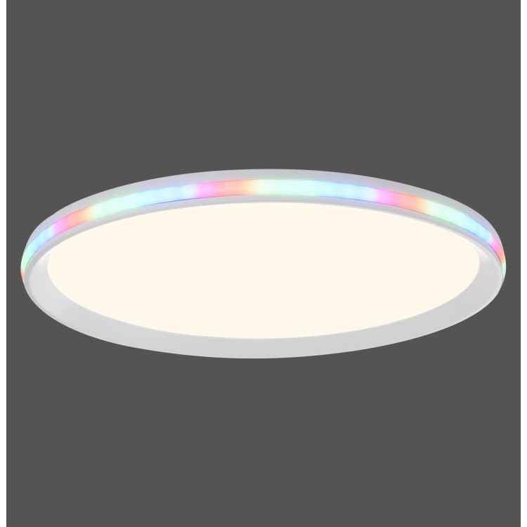 Plafonnier, blanc, 1xLED-Board/22W/2700-5000K, 1xLED-Board/6W/RGBK, luminaire intérieur, IP20