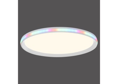 Plafonnier, blanc, 1xLED-Board/22W/2700-5000K, 1xLED-Board/6W/RGBK, luminaire intérieur, IP20