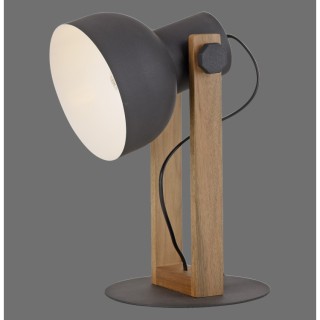 Lampe à poser, noir, 1xE27/60W, luminaire intérieur, IP20