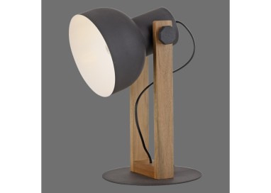 Lampe à poser, noir, 1xE27/60W, luminaire intérieur, IP20