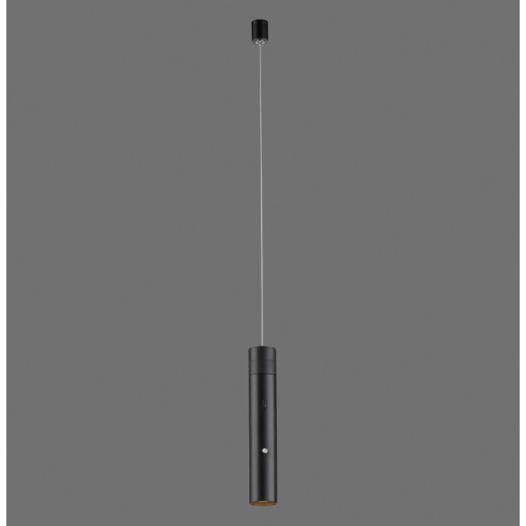 Lampe suspendue AKKU, noir, 1xLED-Board/3W/3000K, Lampe rechargeable, IP20