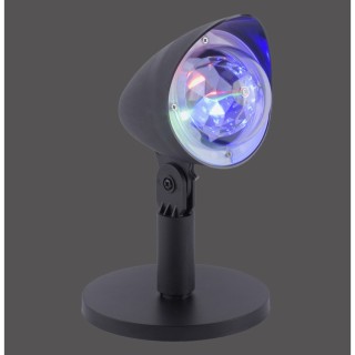 Lampe de table et à brochette, noir, 1xLED-Board/3W/RGBK, luminaire extérieur, IP44