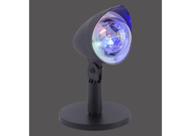 Lampe de table et à brochette, noir, 1xLED-Board/3W/RGBK, luminaire extérieur, IP44