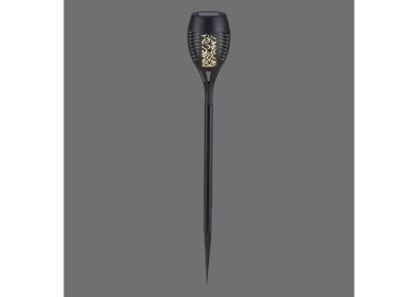 Lampe à piquet, noir, 12xLED/0,02W/3000K, Lampe solaire, IP44