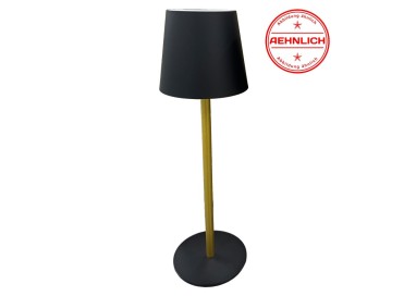 Lampe de table AKKU, noir/chrome, 1xLED-Board/2,50W/3000K, Lampe rechargeable, IP54